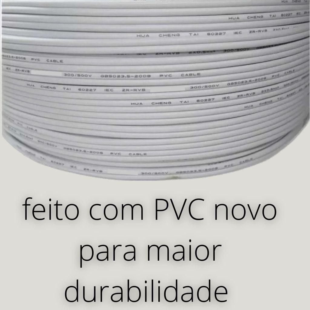 Miniatura Fio Paralelo 1,5Mm Rolo 100 Metros Para Extensao Eletrica