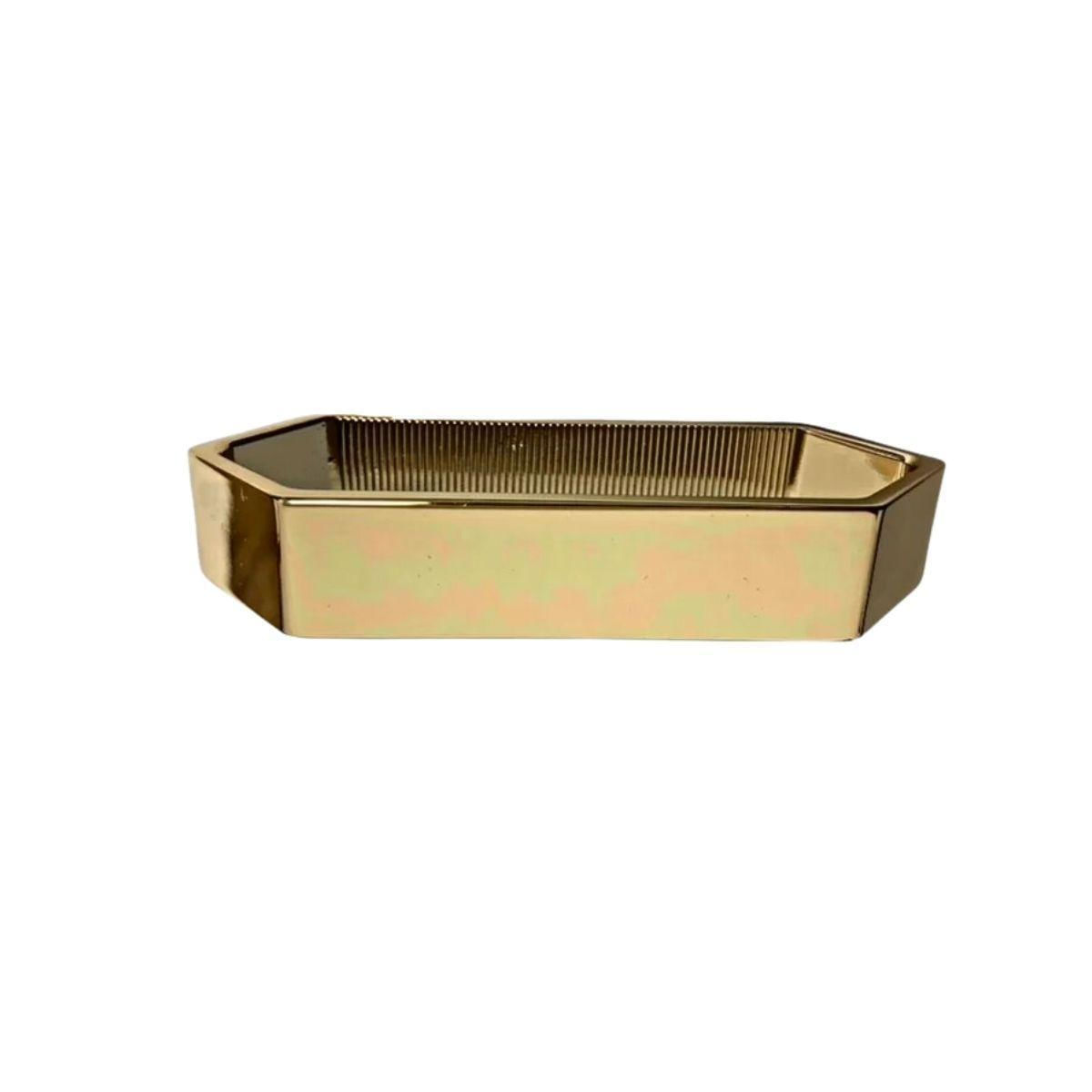 Miniatura Puxador Moveis Elemento M 48Mm Gold Dourado Brilhante Zen