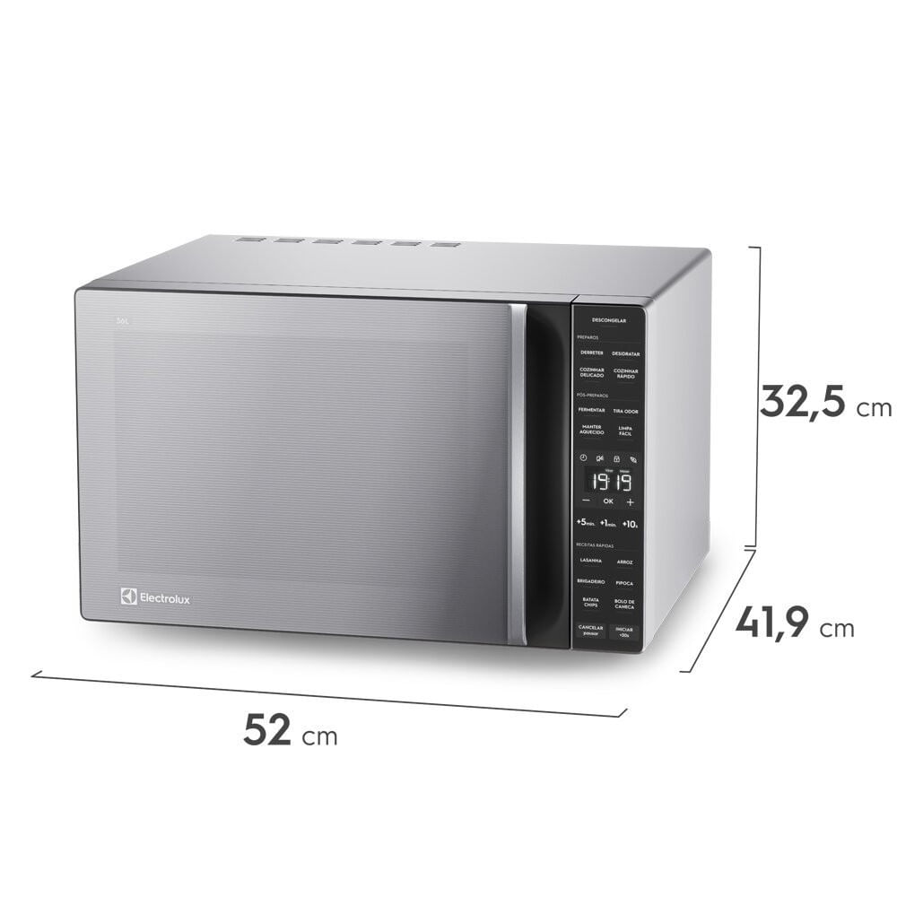 Forno Micro-ondas Limpa Fácil Electrolux 36 Litros ME36S Prata - 110V