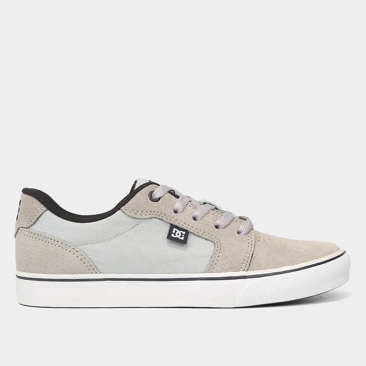 Miniatura Tênis Dc Shoes Anvil La Cinza+Branco - 35