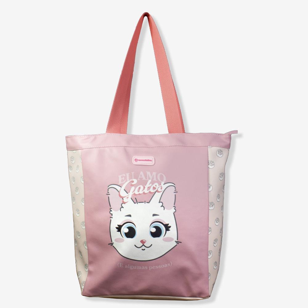 Miniatura Bolsa Eu Amo Gato - Zonacriativa