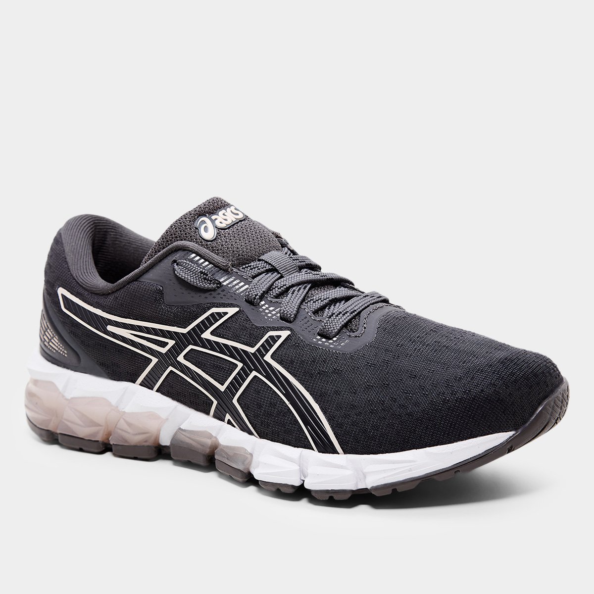 Miniatura Tênis Asics Gel Quantum 180 Fly Feminino Cinza+Bege - 35