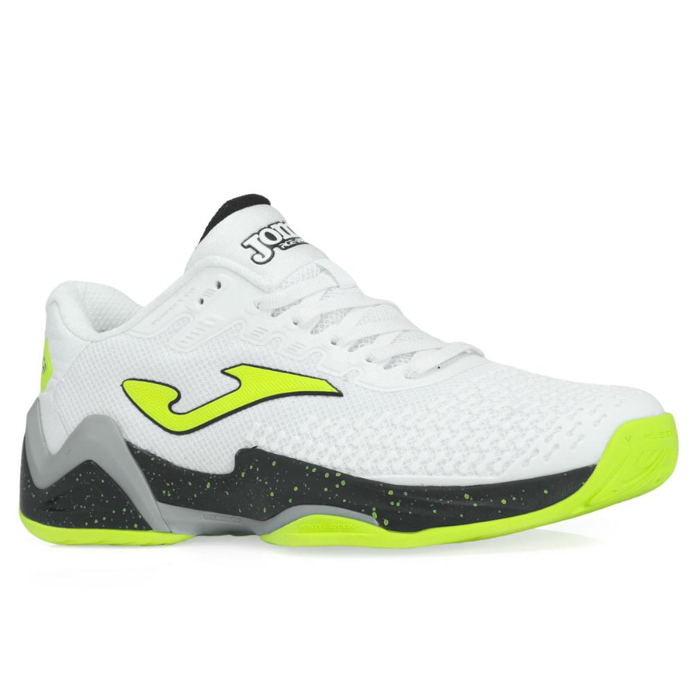 Miniatura Tênis Joma Ace Pro - All Court - Branco, Preto e Limão 39