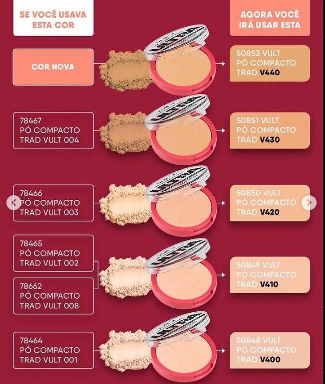 Miniatura Vult Ultrafino Cor V490 Pó Compacto Matte 9G