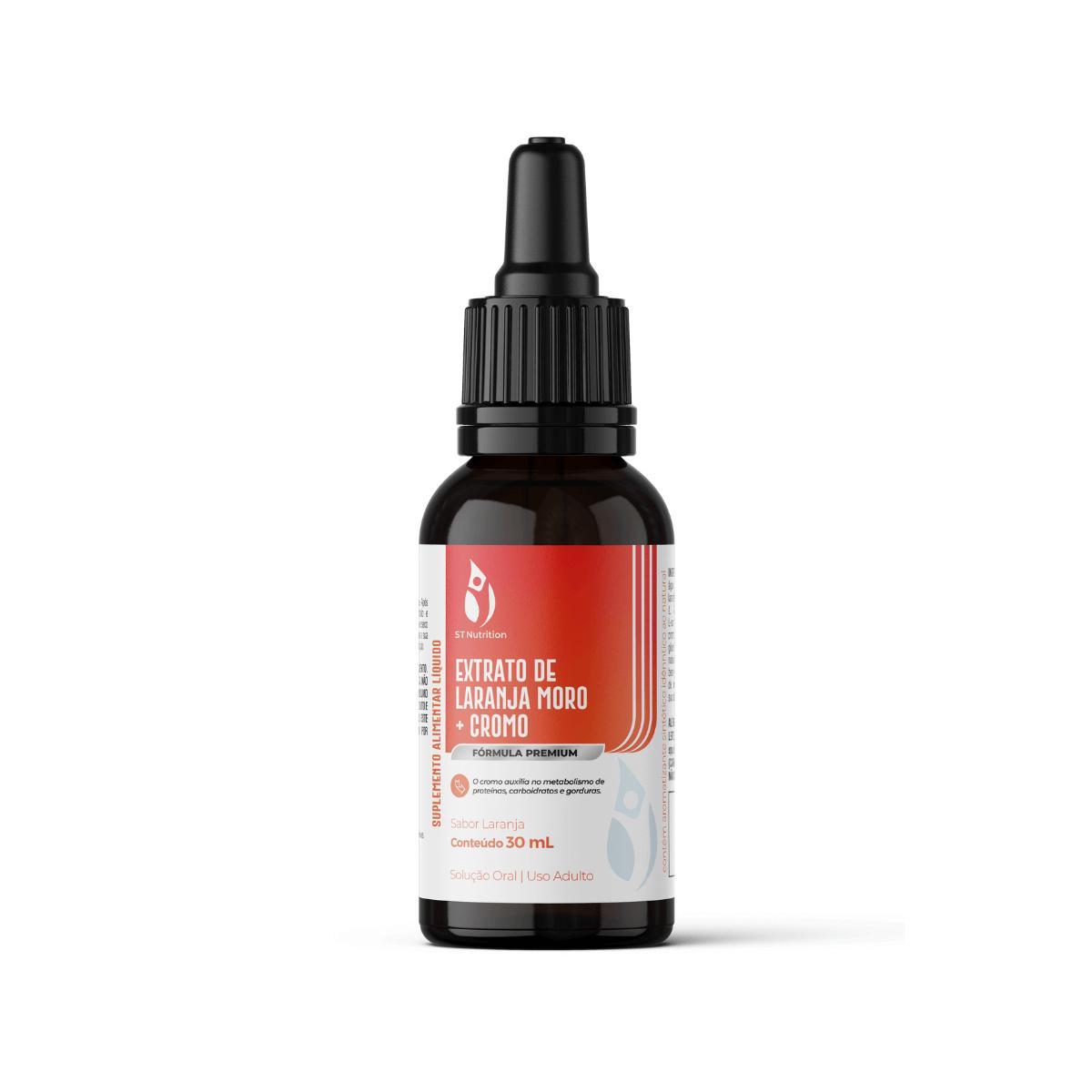 Miniatura Extrato De Laranja Moro + Cromo St Nutrition 30Ml