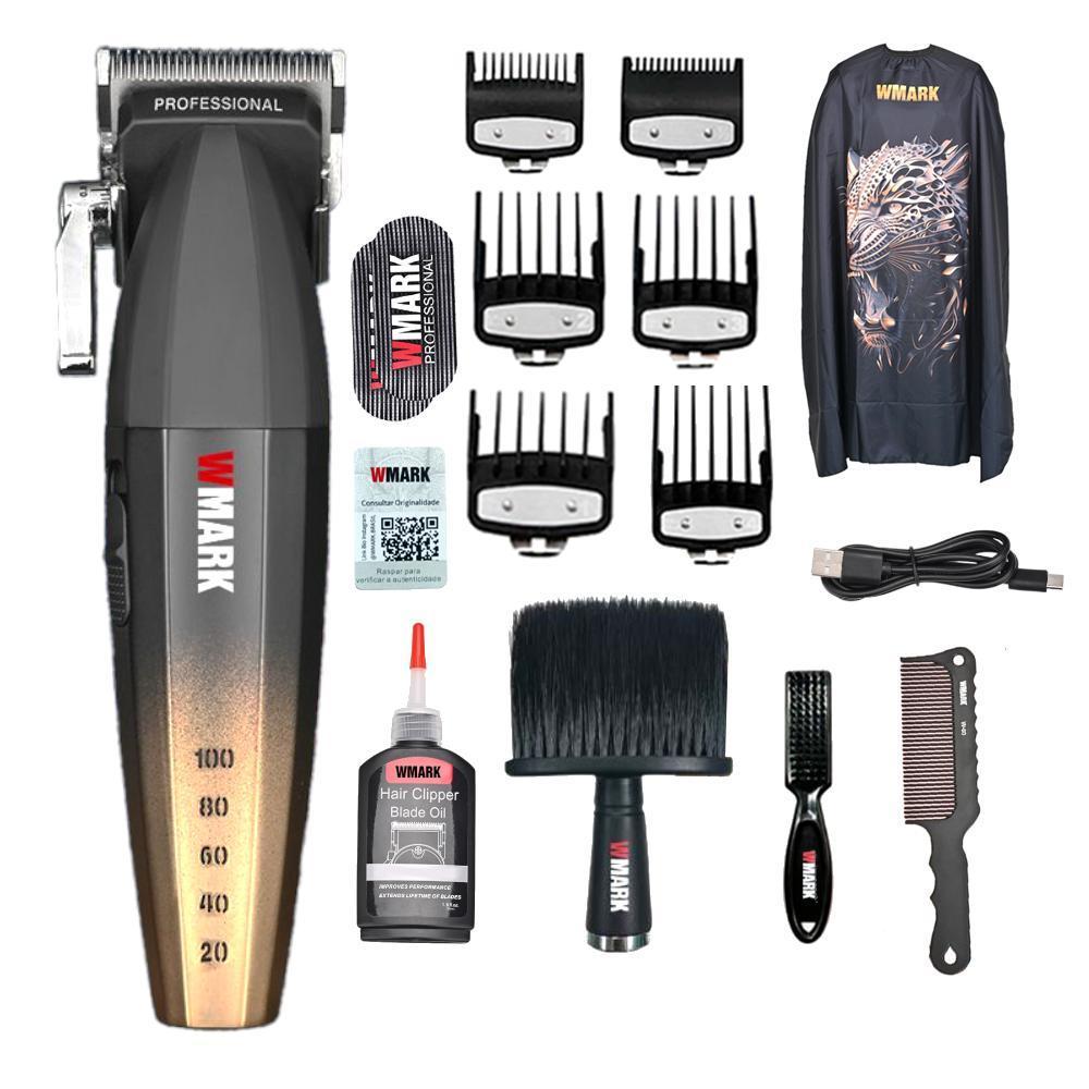 Miniatura Kit 2 Maquina Profissional Corte Ng 2038 Wmark Ng 998 Shaver