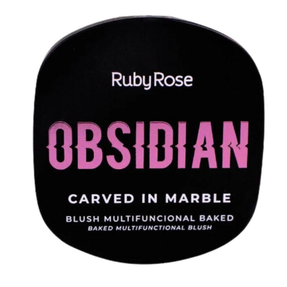 Miniatura Ruby Rose Carved In Marble Hb1002 Obsidian 10,5g Veiled Woman
