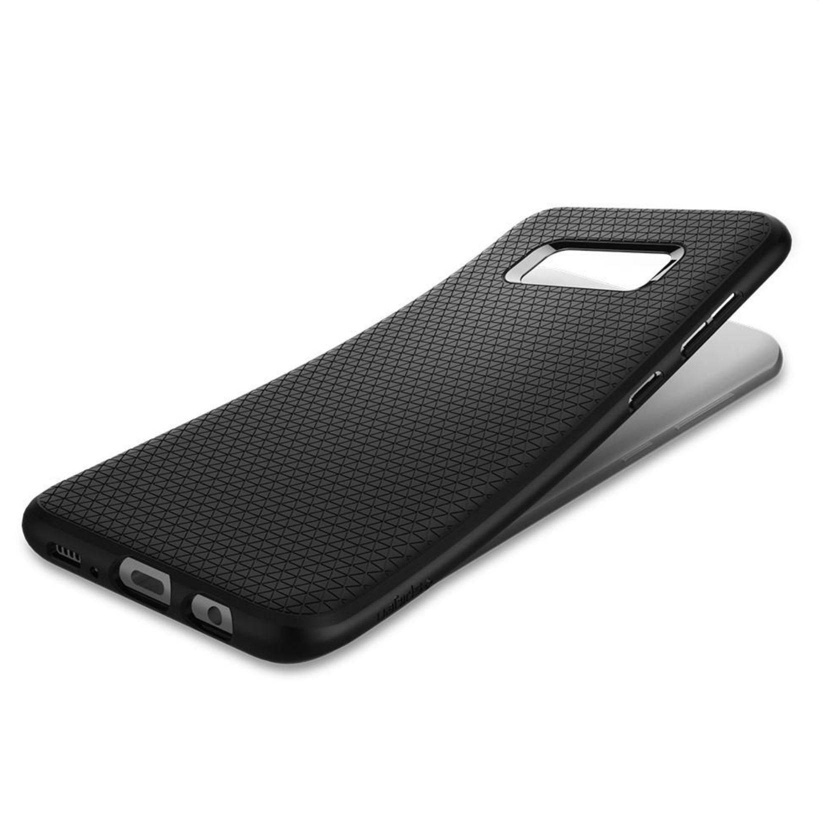 Miniatura Capa Protetora Samsung S8 Plus Liquid Air Preta Spigen