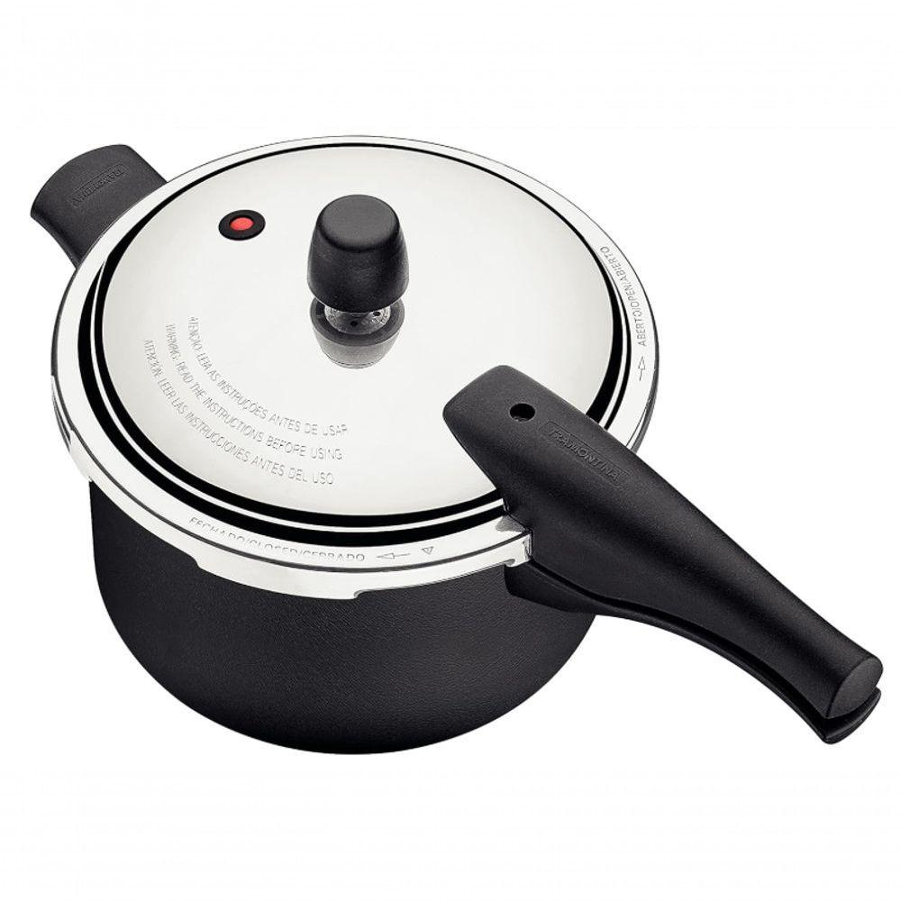 Miniatura Panela De Pressao Tramontina 4.5l Ultra Duravel - Preta