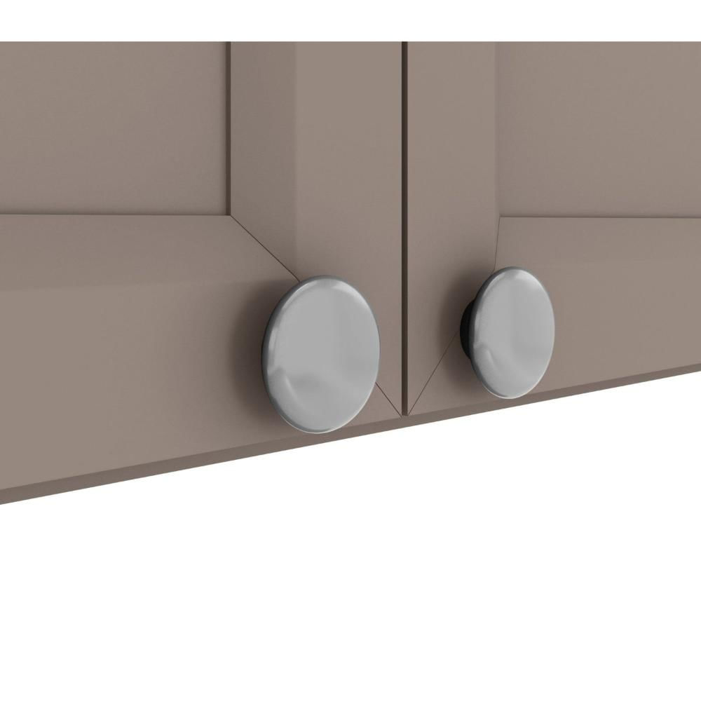 Miniatura Armário de Cozinha Aéreo 80cm 2 Portas Unna Poliman Móveis Fume