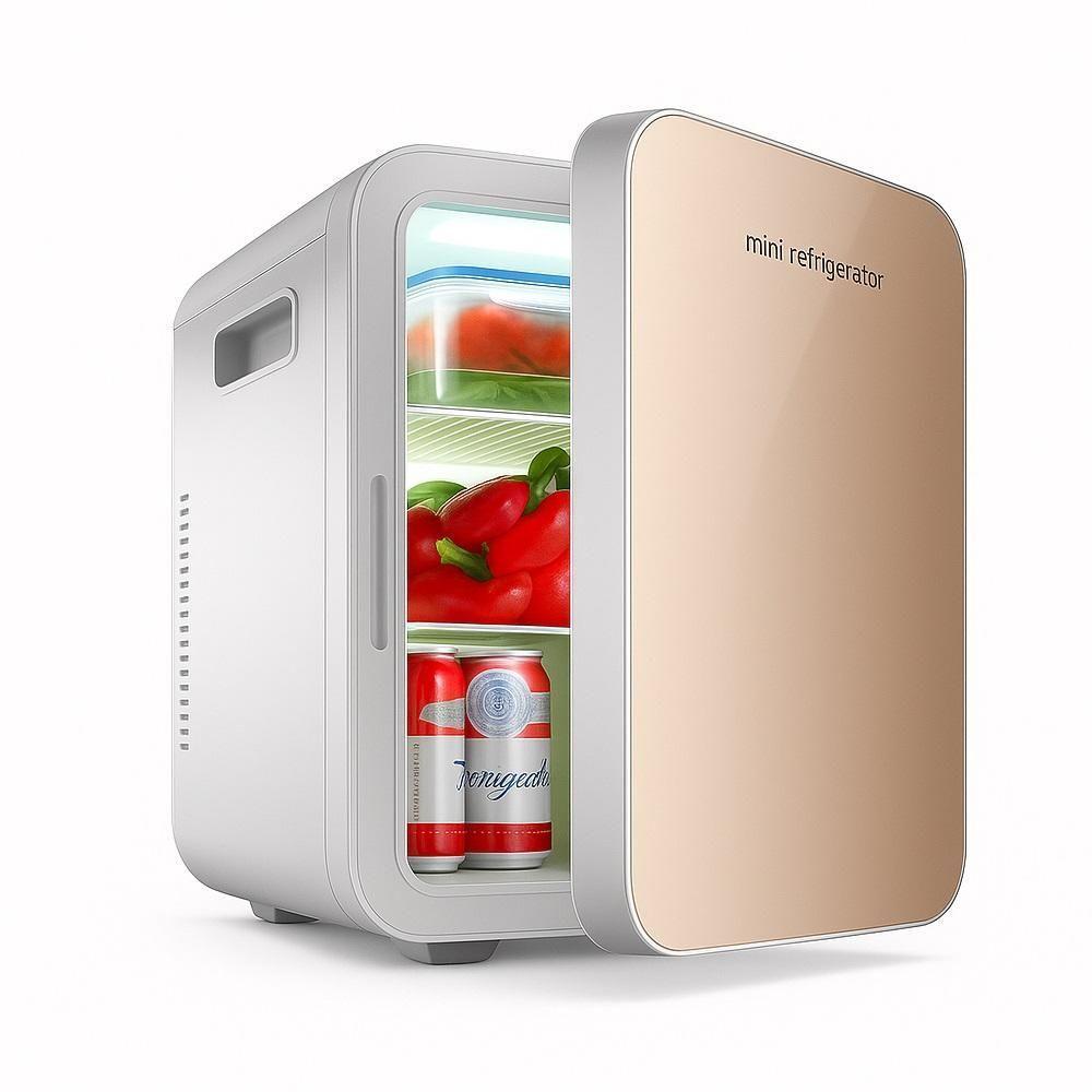 Miniatura Mini Geladeira 20l Portatil 12v 220V Aquece E Resfria Frigobar Carro Casa Barco Viagem