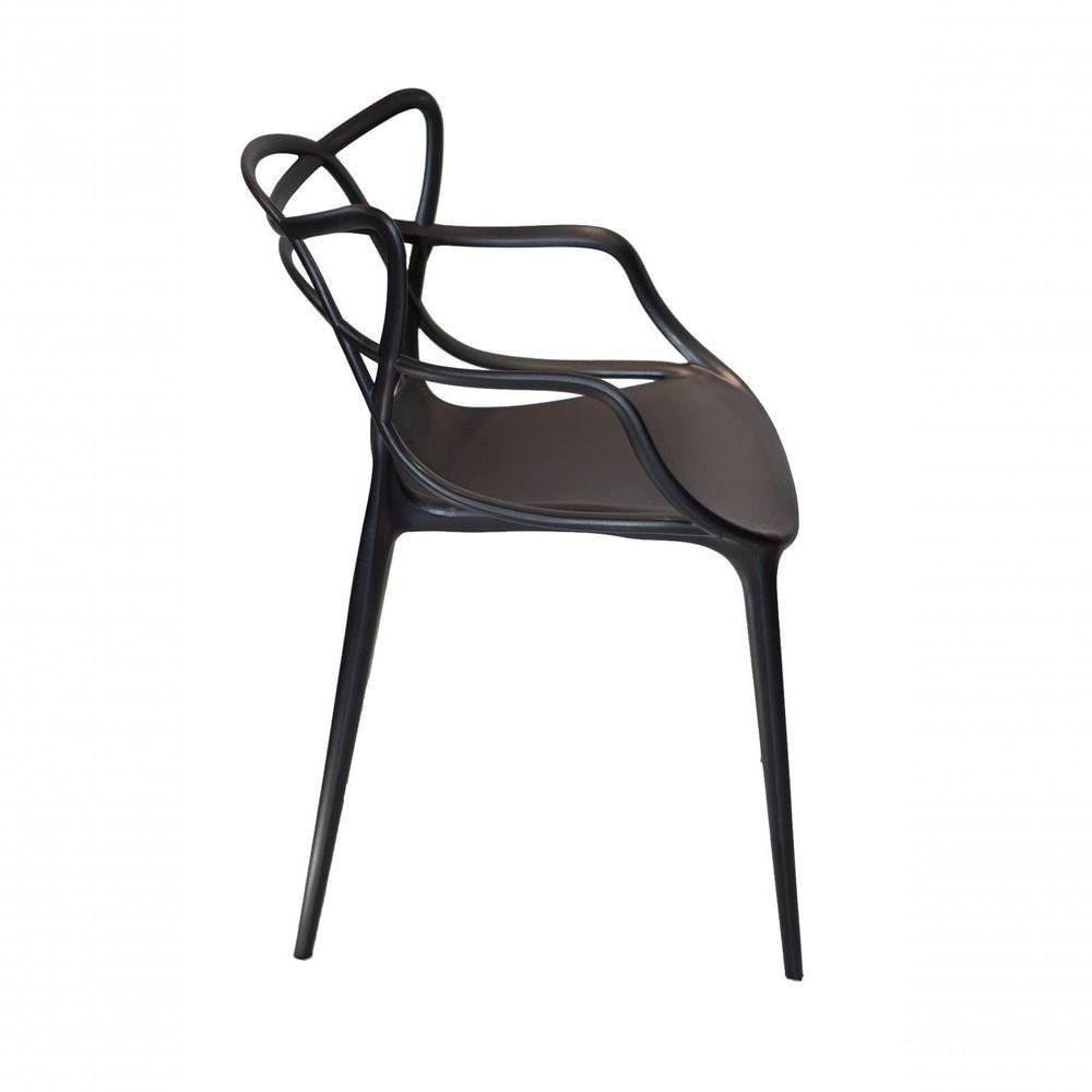 Miniatura Kit 2 Cadeiras Allegra Preta