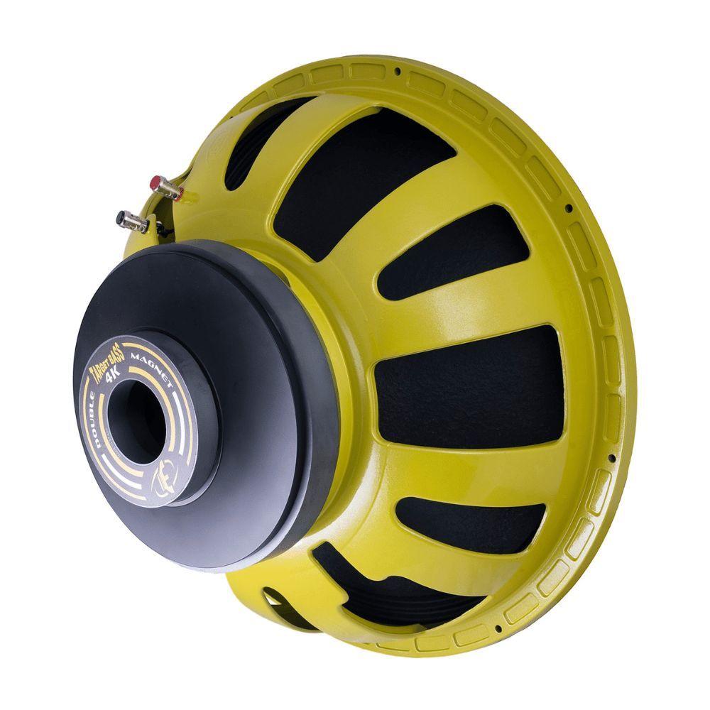 Miniatura Alto Falante Eros E-18 18\" Target Bass Double Magnet 4k 2000w Rms 4 Ohms - Amarelo