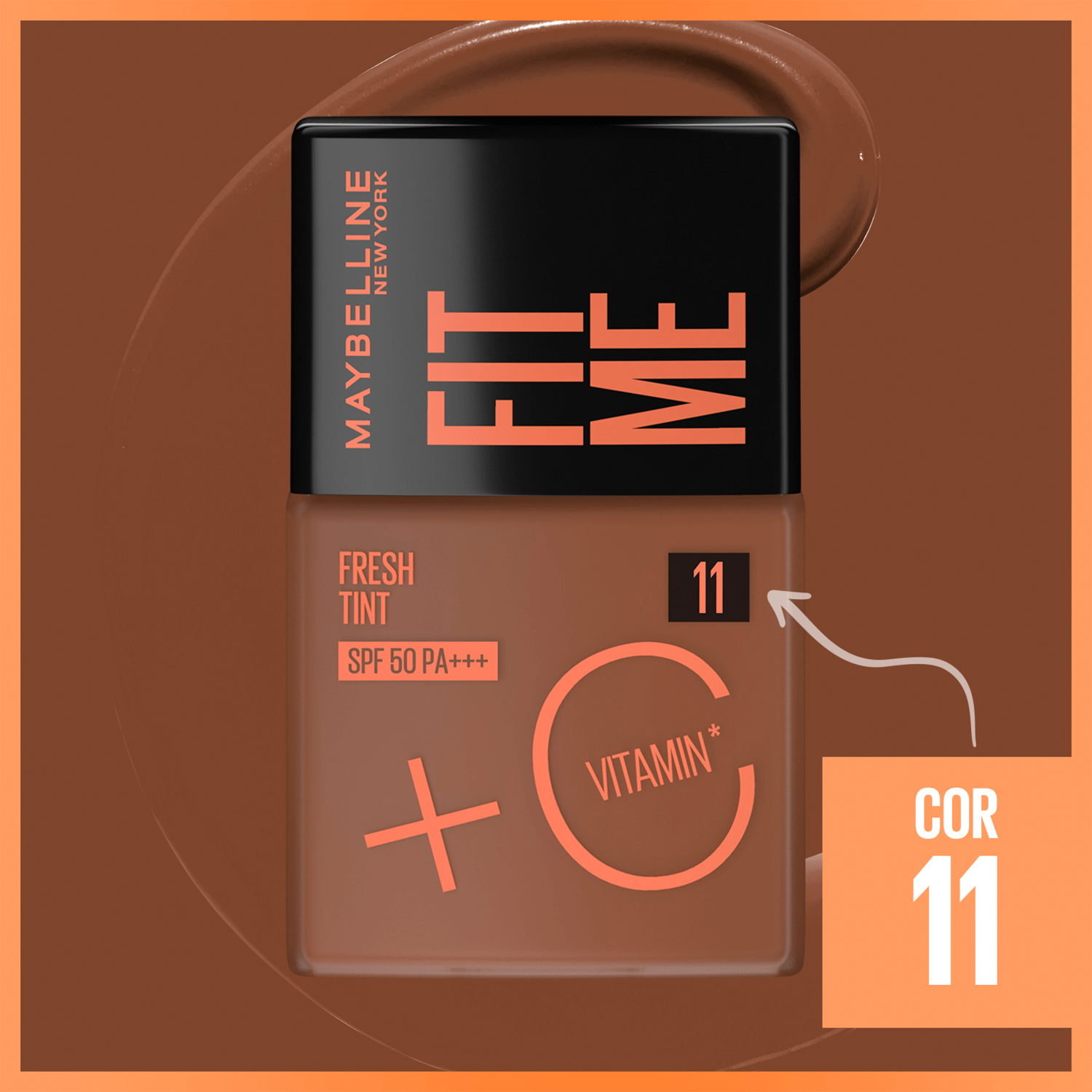 Miniatura Maybelline Fit Me Fresh Tint 11 - Base Líquida 30ml