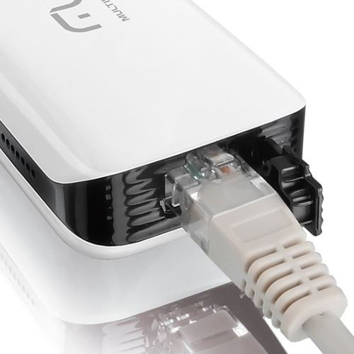 Miniatura Roteador Wireless Multilaser 3g Portátil 150mbps Power Bank