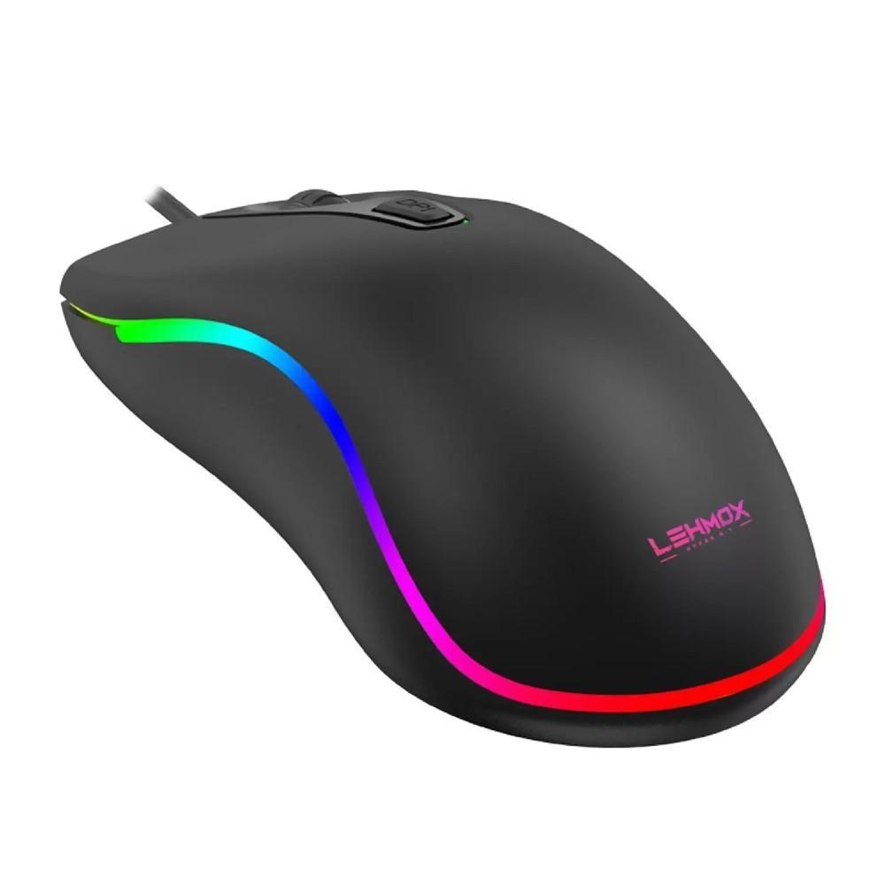 Miniatura Mouse Gamer Lehmox Hyper Gt-M6 Led Rgb