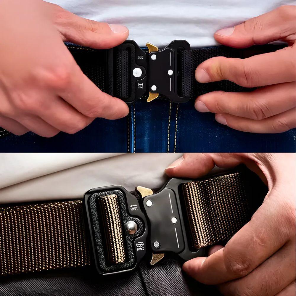 Cinto Tático Militar Com Fivela De Metal Design Moderno E Funcional