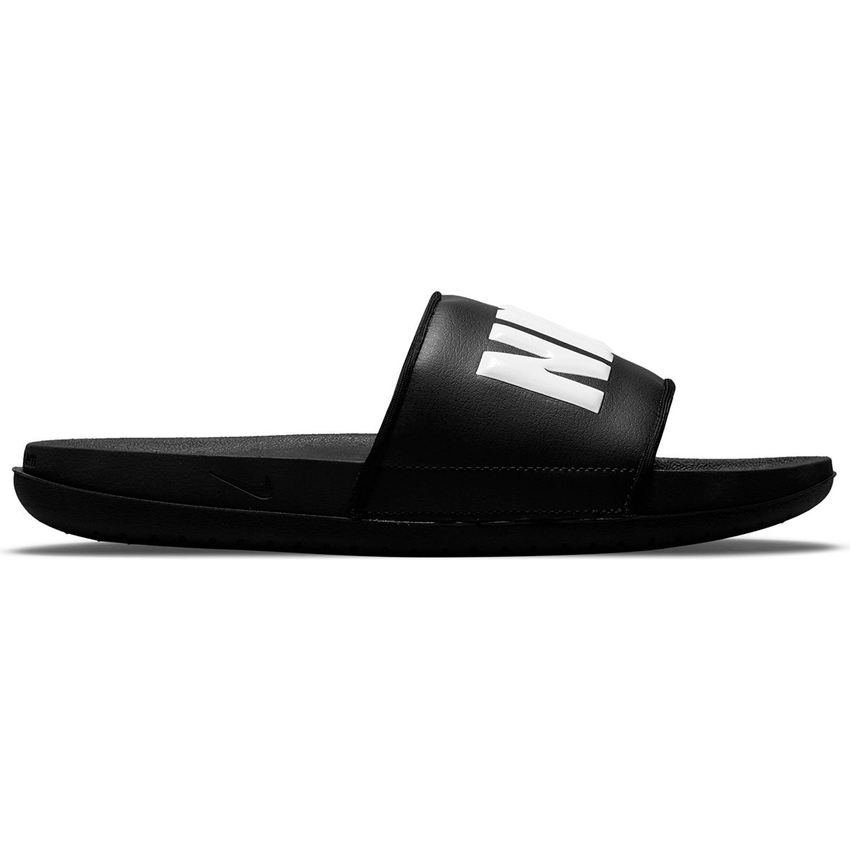 Miniatura Chinelo Nike OffCourt Slide Feminino Preto+Branco - 33.5
