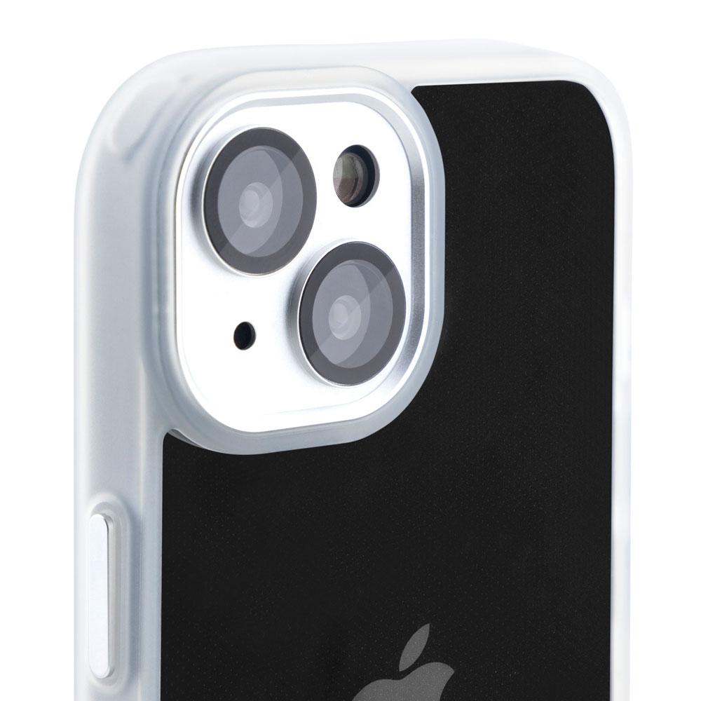 Miniatura Capa iPhone 14 com Proteção de Câmera, Linha Noronha, Branco