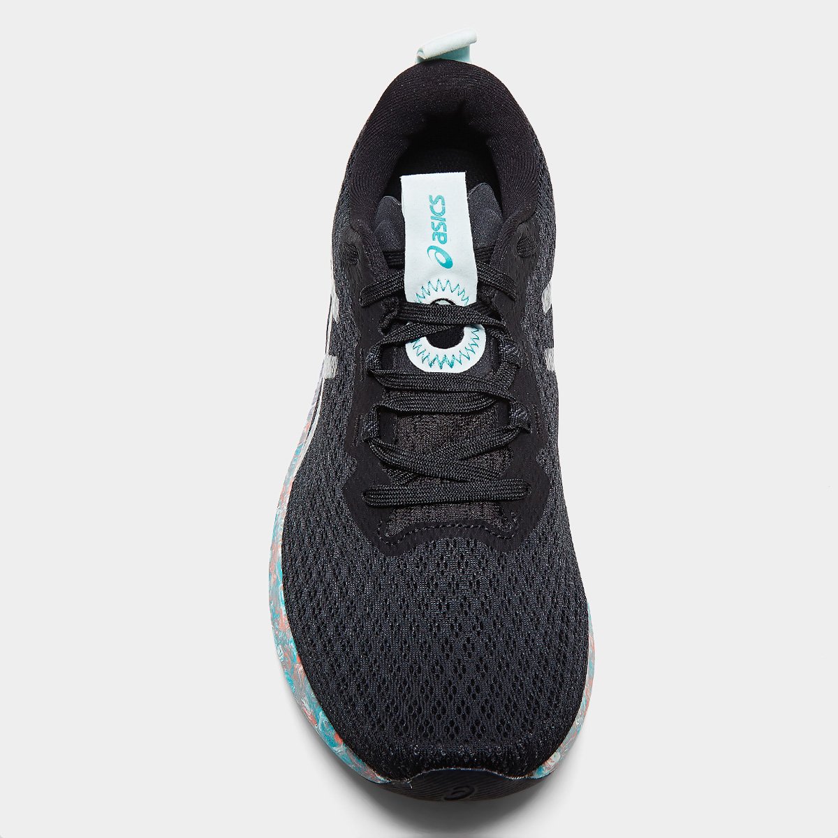 Miniatura Tênis Asics Noosa Tri 16 Masculino Preto+Azul claro - 39