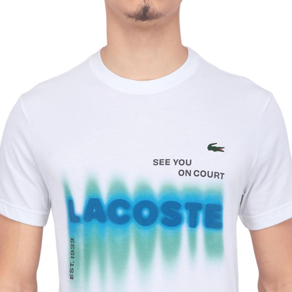 Miniatura Camiseta Lacoste Tennis X Daniil Medvedev Creme G