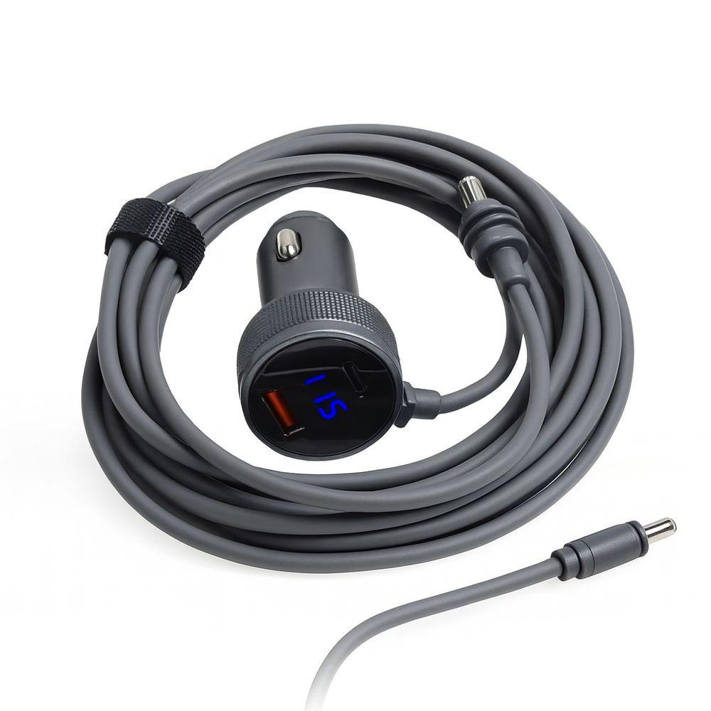 Miniatura Cabo Carregador Veicular Adaptador 3 Em 1 Starlink Mini 2m – Energia Rápida E Estável Em Qualquer Lugar
