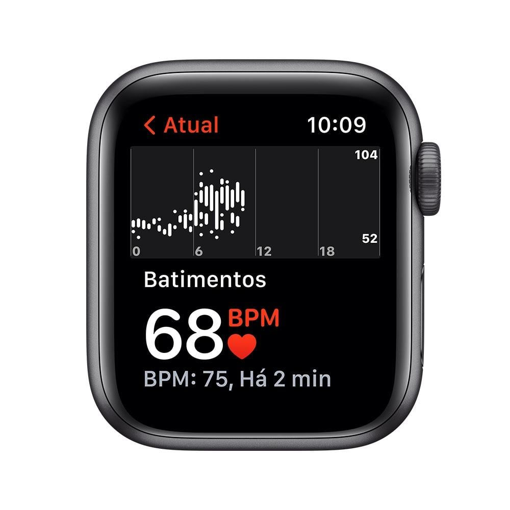 Miniatura (Seminovo) Apple Watch SE (GPS, 40 mm) - Caixa de alumínio Cinza-espacial