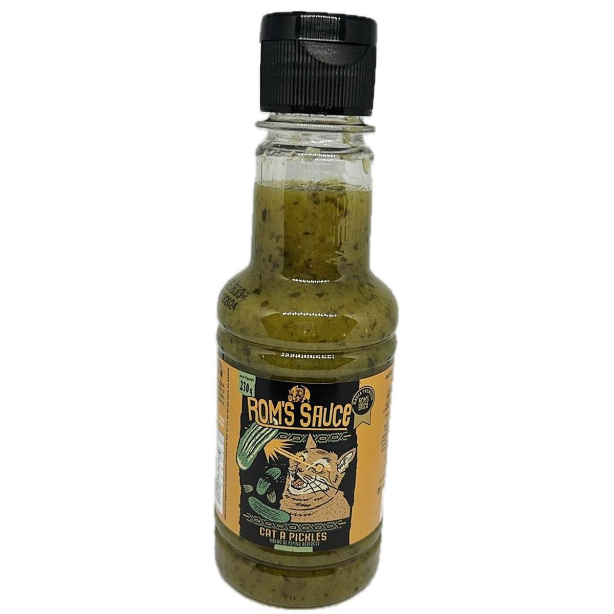 Miniatura Molho Pepino Gourmet Agridoce Cat A Pickles Rom'S Sauce 200G