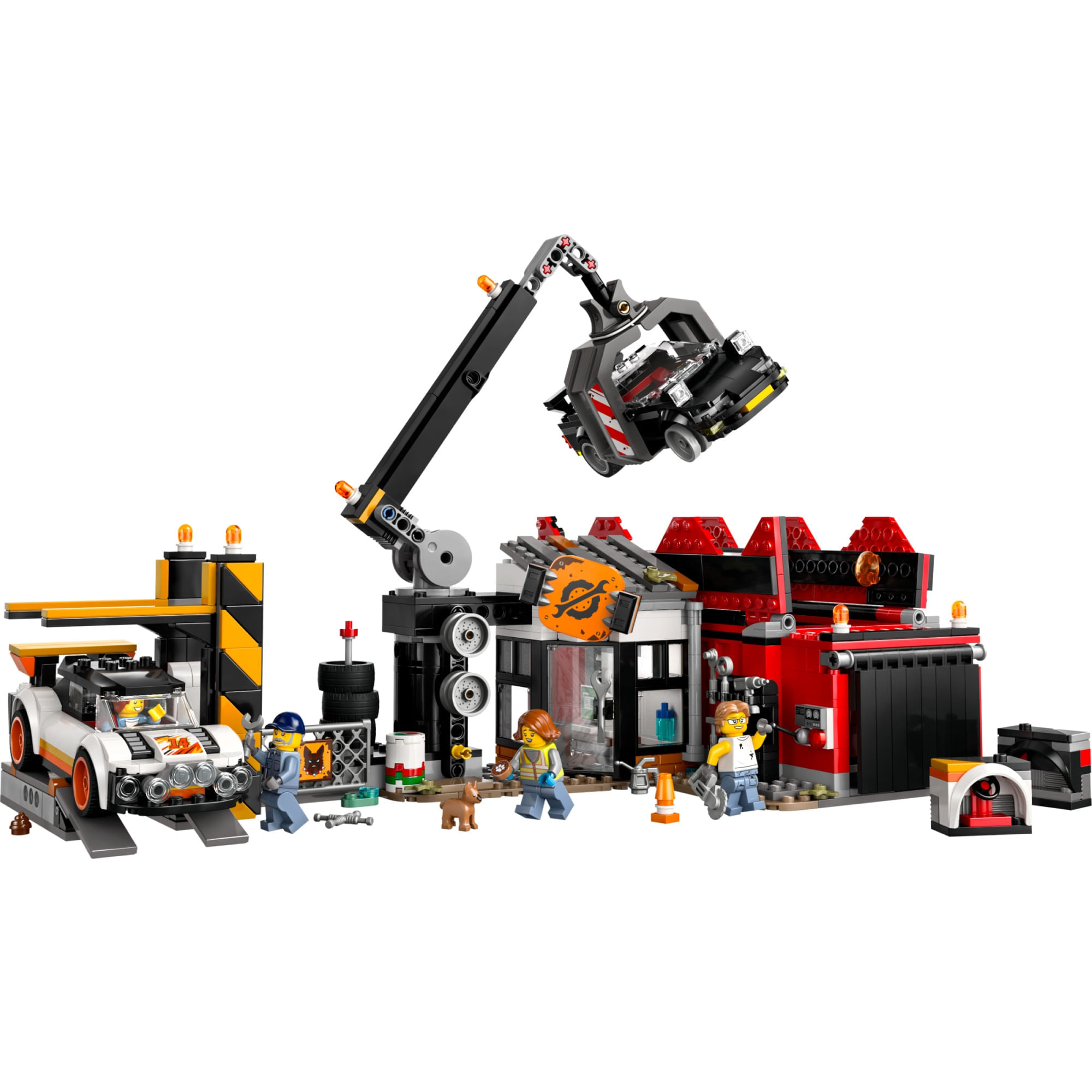 Miniatura LEGO® City - Ferro-velho com carros