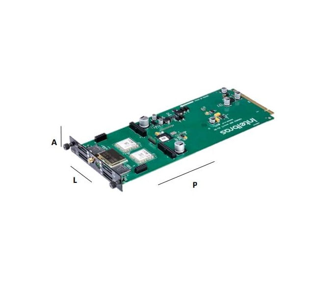 Miniatura Placa Tronco GSM Com 4 Canais UNNITI 2000 / 3000 Intelbras