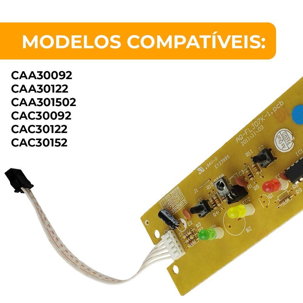 Miniatura Placa Display Cortina De Ar Caa Cac Elgin Original Arc000000601431 único