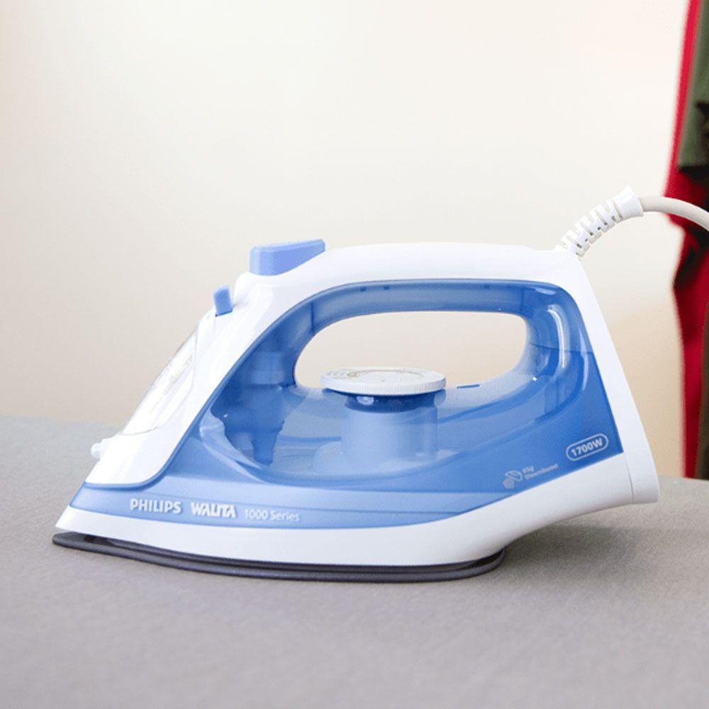 Miniatura Ferro Philips/walita A Vapor Antiaderente 1700w DST1050/20 Azul 220v