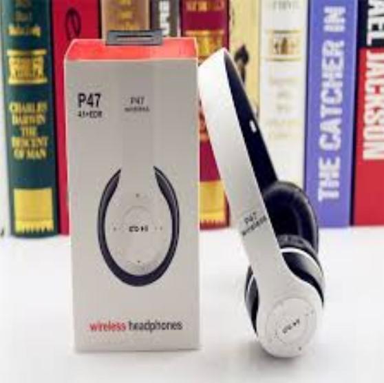Miniatura Fone De Ouvido Wireless P47 50Edr  Branco