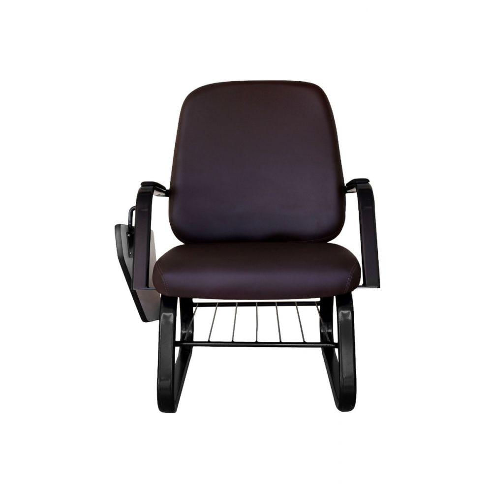 Miniatura Cadeira Obesos Até 200kg Universitária Linha Obeso Marrom