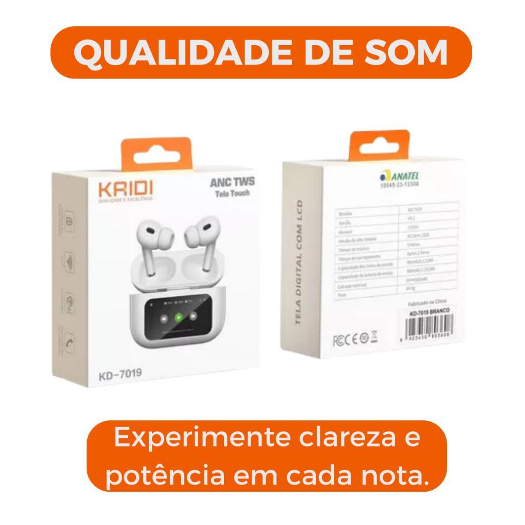 Miniatura Fone Kaidi - Kdpan Kd-7019 Blueth 5.3 Sem Fio 7019 771
