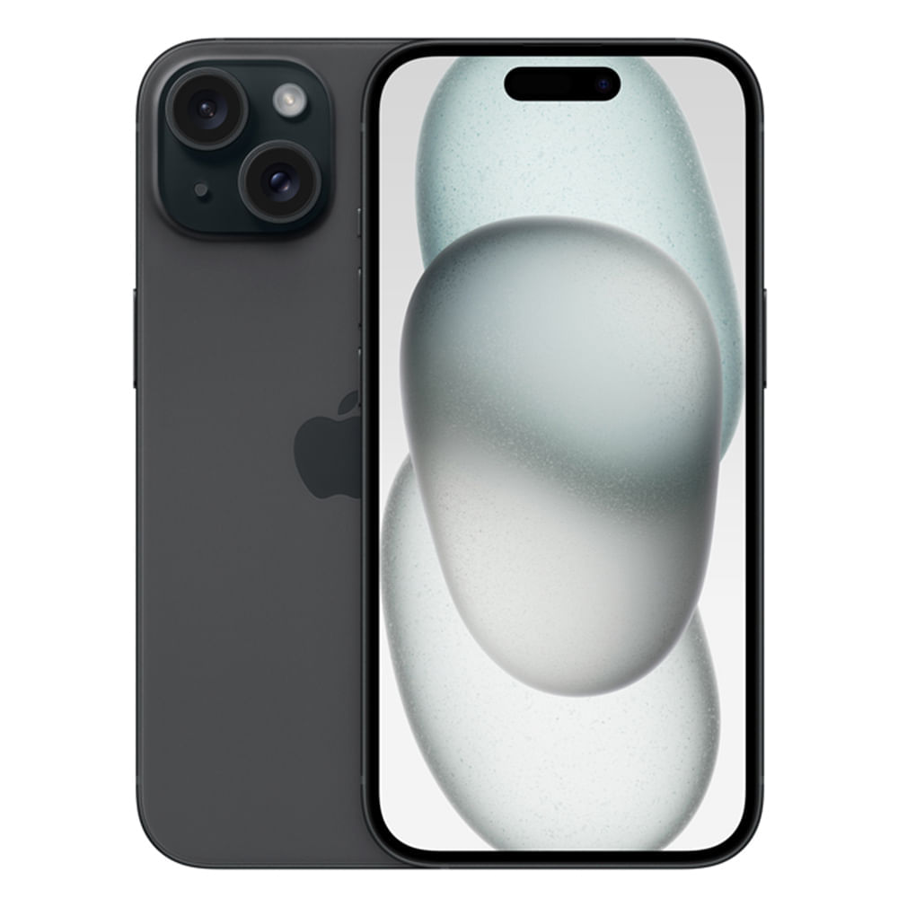Miniatura iPhone 15 Apple (128GB) Preto, Tela de 6,1", 5G e Câmera de 48 MP Bivolt