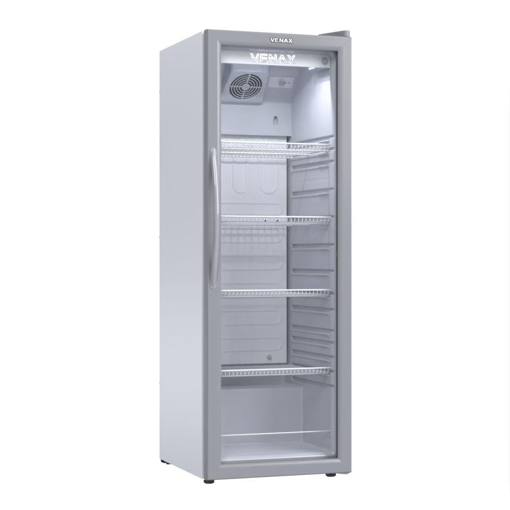 Miniatura Refrigerador Expositor Vertical Venax VV 200 Para Bebidas 209 Litros Branco 220V