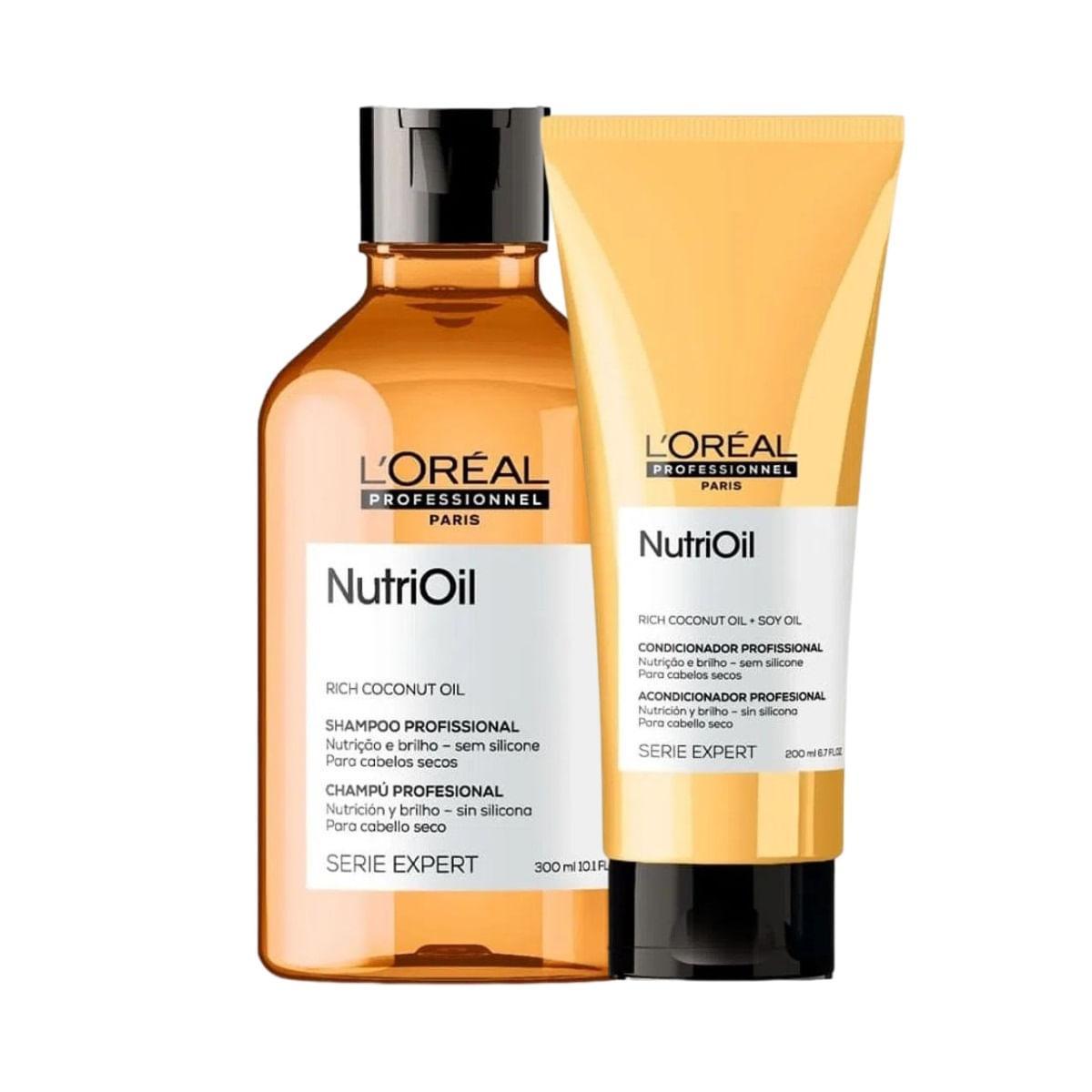 Miniatura Kit Shampoo E Condicionador Loreal Nutrioil Home Care