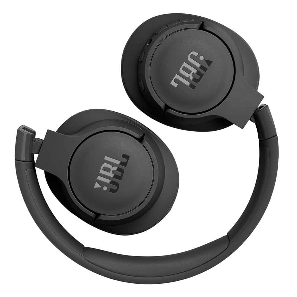 Miniatura Fone de Ouvido Bluethooth JBL Tune 770 NC Headphone Preto com Cancelamento de Ruídos Adaptativo