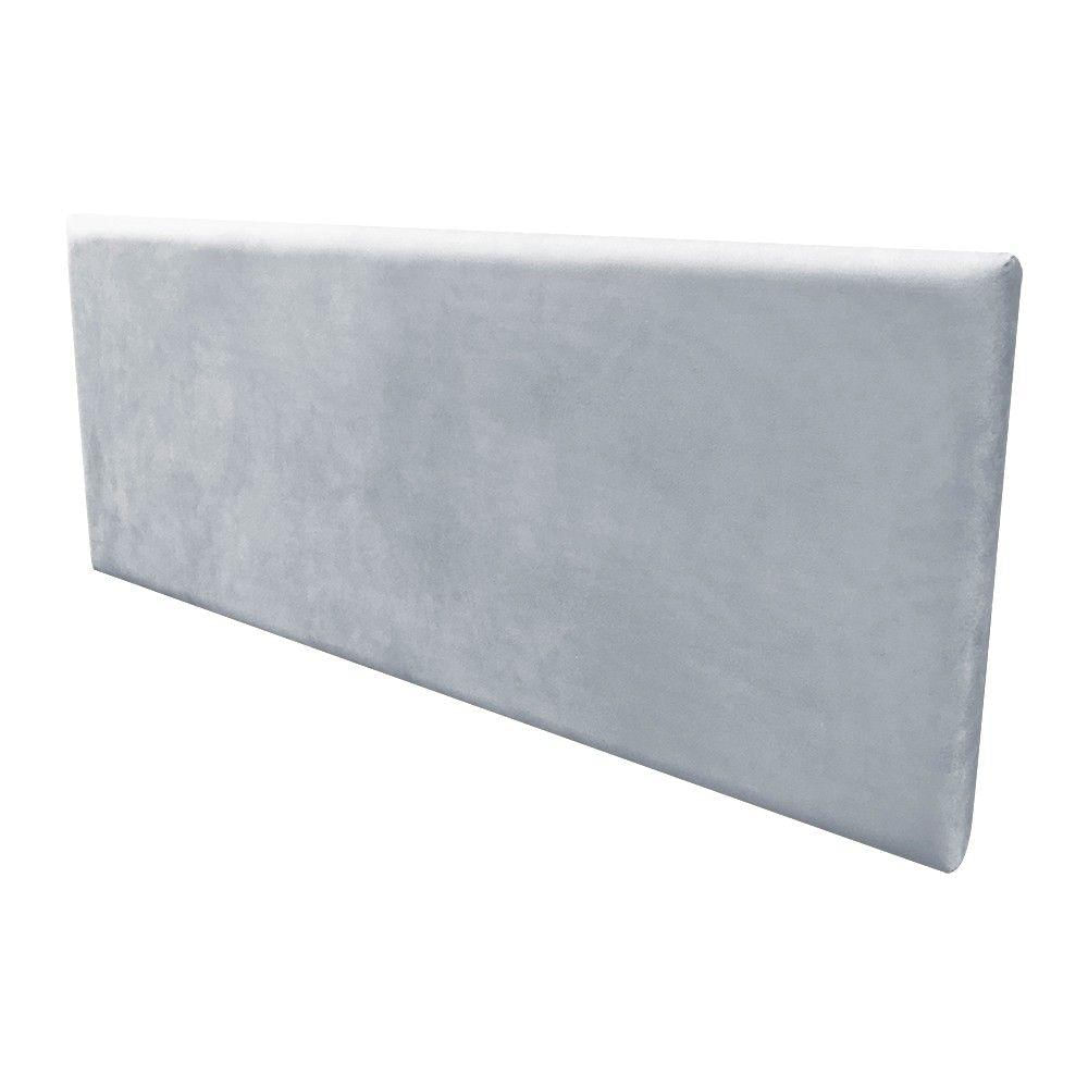 Miniatura Cabeceira Painel Clean Para Cama Box Casal 160cm Cinza