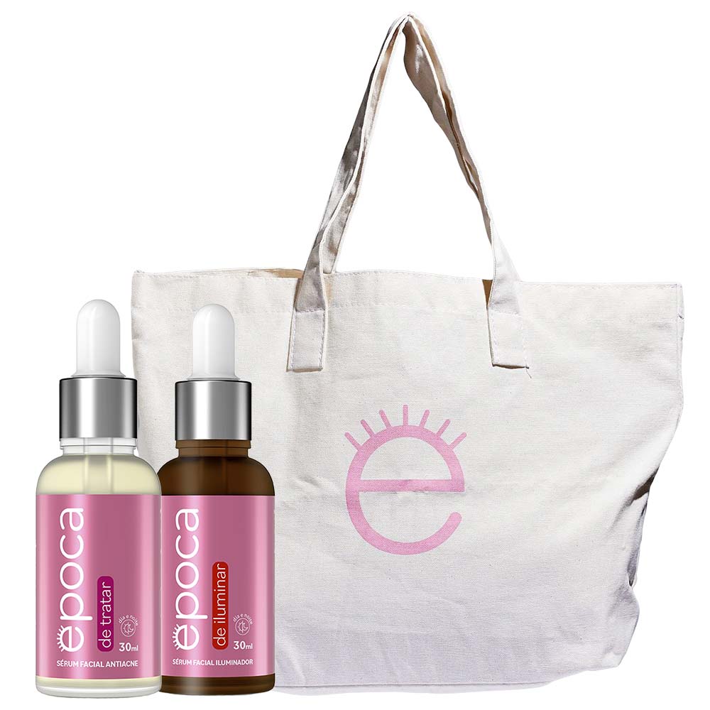 Miniatura Época by Dermage Kit – Época de Iluminar 30ml + Época de Tratar 30ml + Ecobag Época Cosméticos Kit