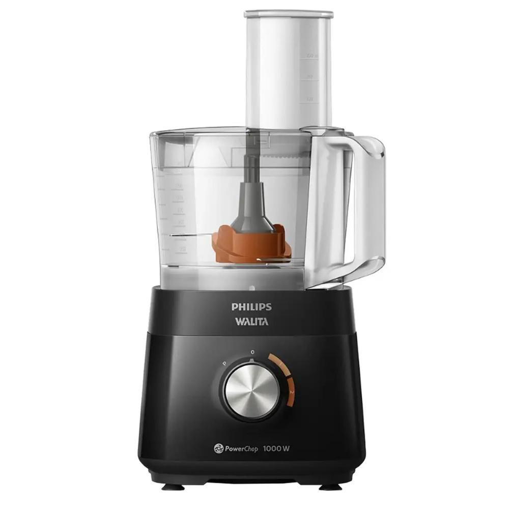 Multiprocessador Philips Walita 7 Em 1 Powerchop 1000w - Hr7304-91 Preto 110V
