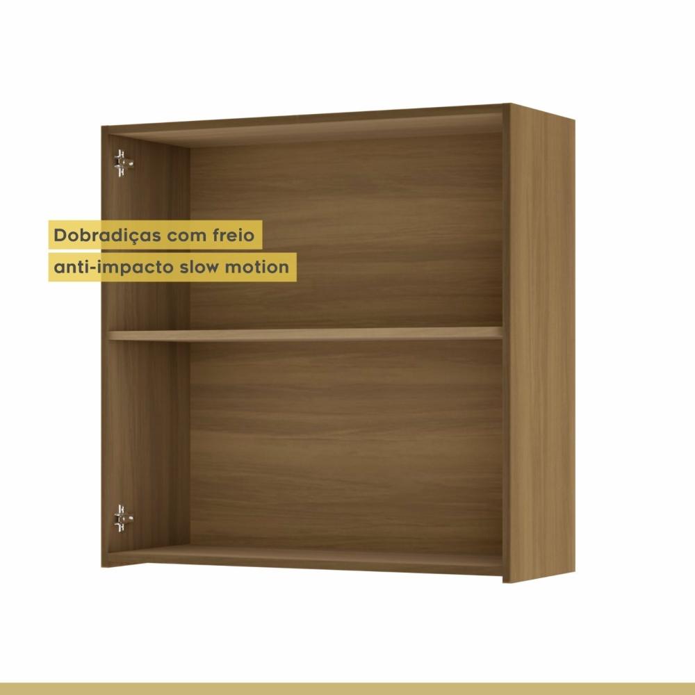 Miniatura Armário Aéreo 2 Portas 80cm 100% MDF Rainha Nature