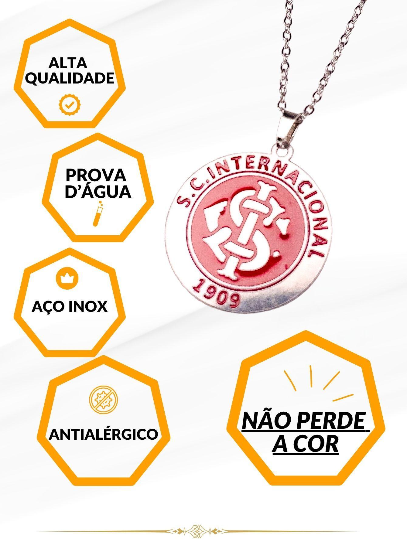 Miniatura Colar Cordão Corrente 55Cm Feminino Masculino Pingente Time