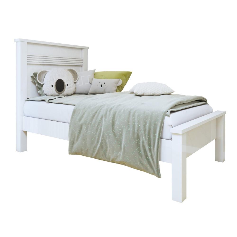 Quarto Infantil Completo Closet Eloá e Cama Irlanda Branco