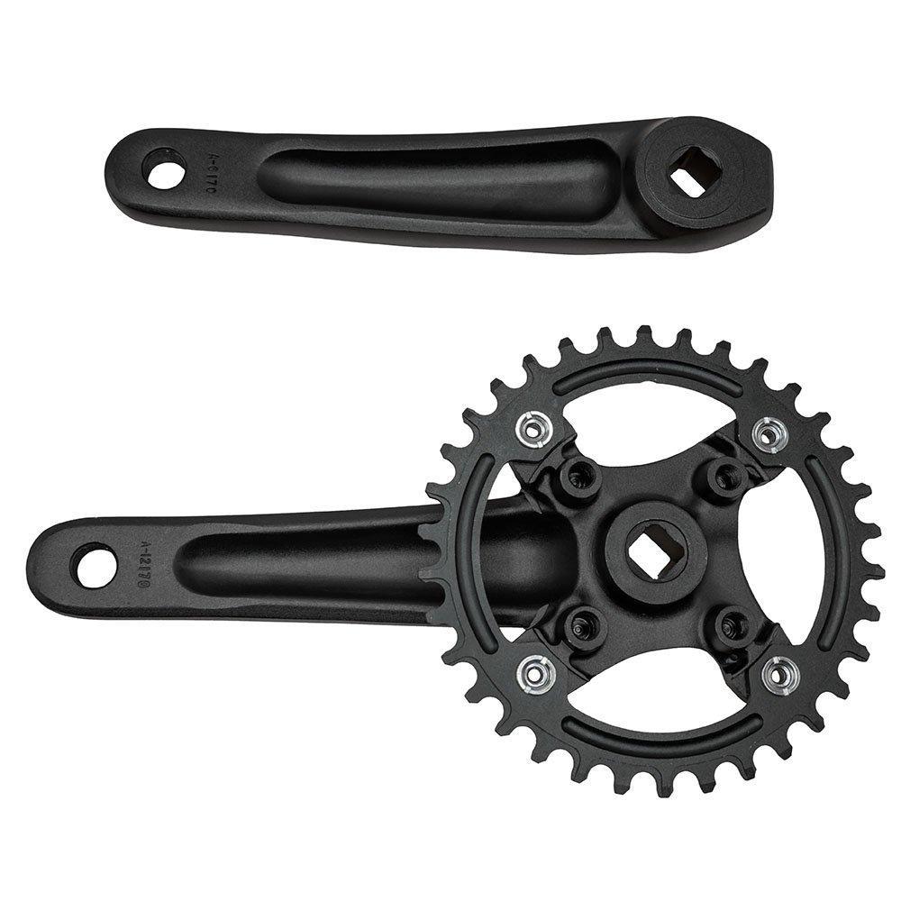Miniatura Pedivela Single 170mm 34d Gta - Alumínio, Coroa 34 Dentes