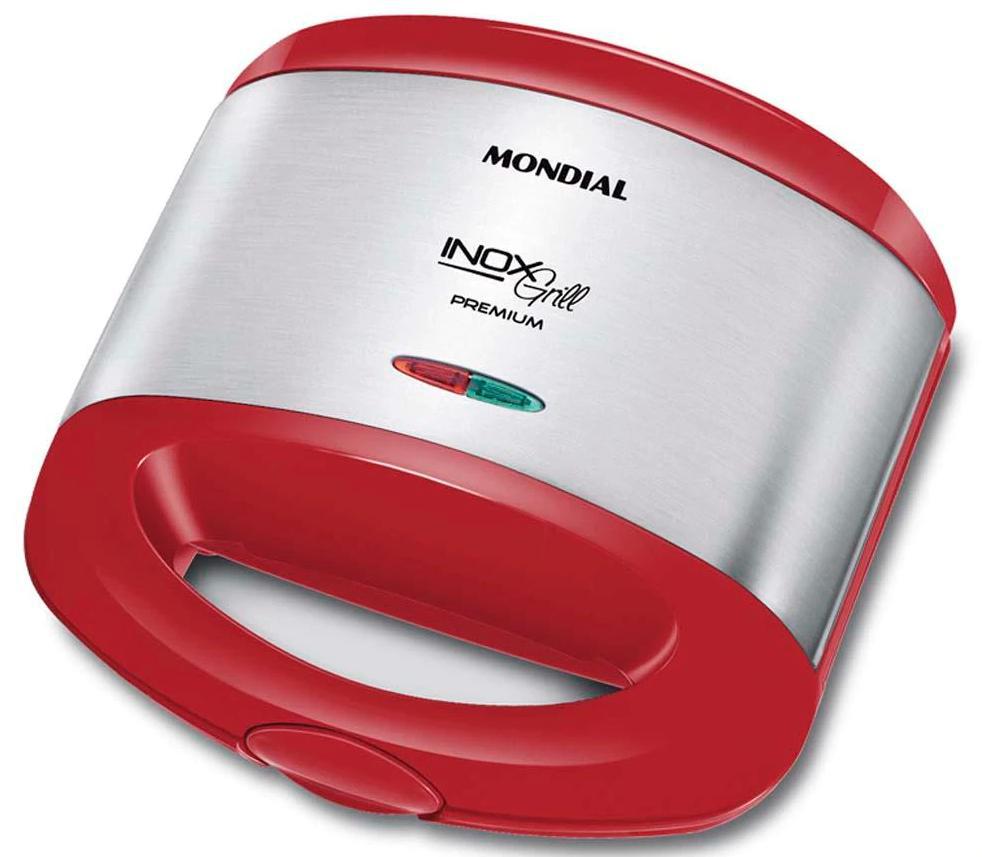 Miniatura Kit Mondial Vermelho Sanduicheira E Liquidificador L900 127V