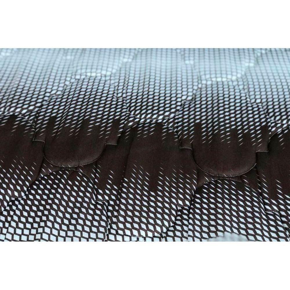 Miniatura Cama Box Baú King: Colchão Ortopédico Ortobom Light + Base Crc Courano White(186X198)