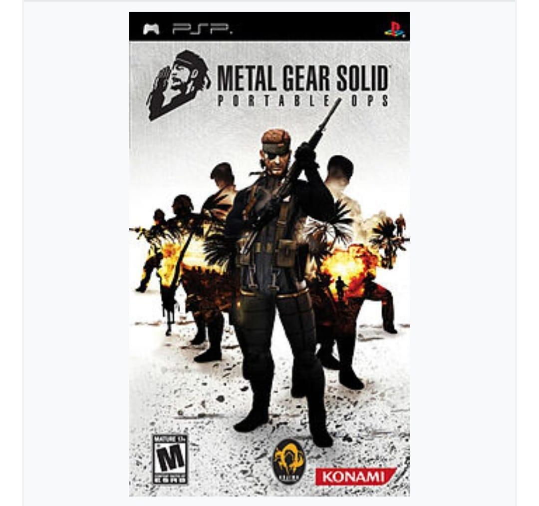 Miniatura Jogo Metal Gear Solid: Portable Ops (Greatest Hits) Psp Novo