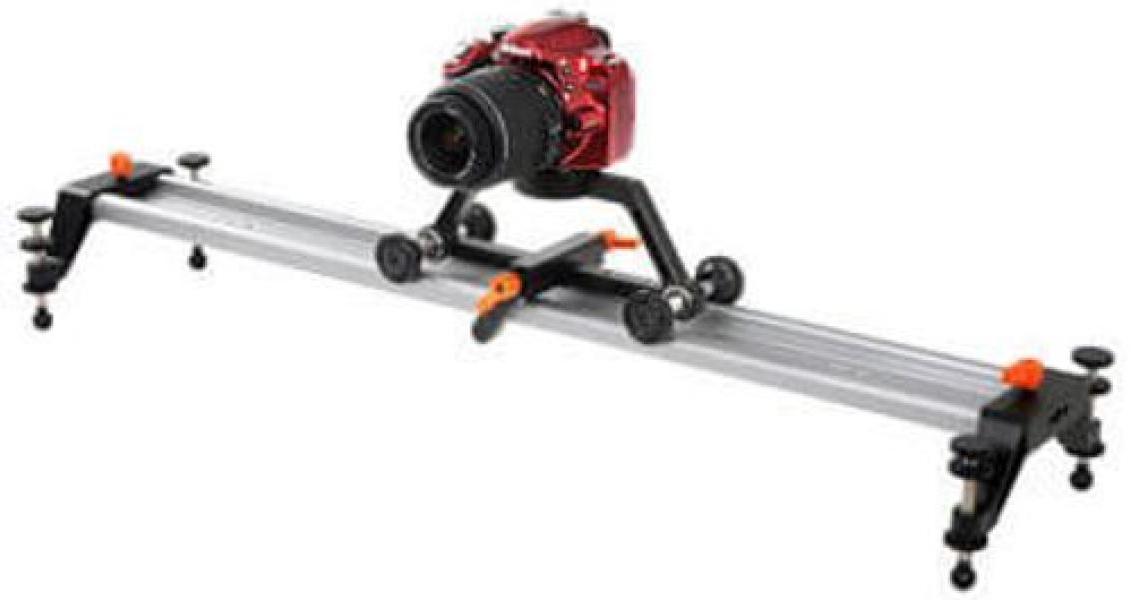 Miniatura Carrinho Dolly Para Slider Sk-Da01 Para Câmeras E Filmadoras